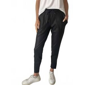 NEW SIX/FIFTY headliner coated jogger pants in black